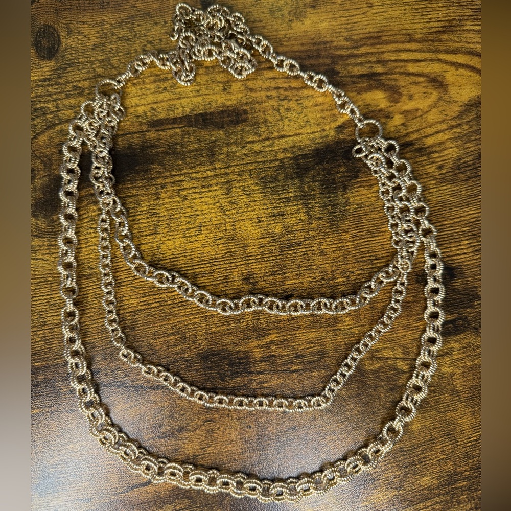 Free with Bundle! Source Unknown Gold-Tone Layered Chain Necklace